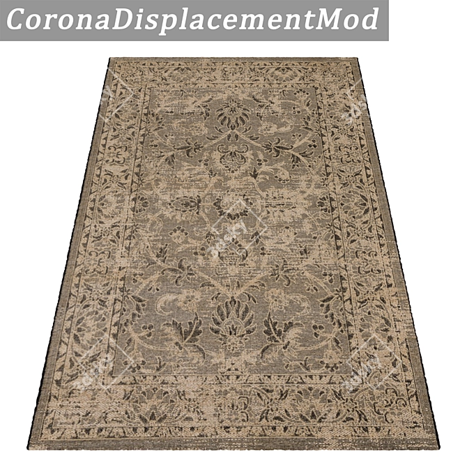 Luxury Carpets Set - High-Quality Textures 3D model image 4