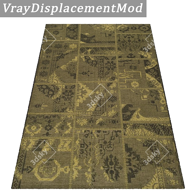 High-Quality Carpets Set 377 3D model image 3