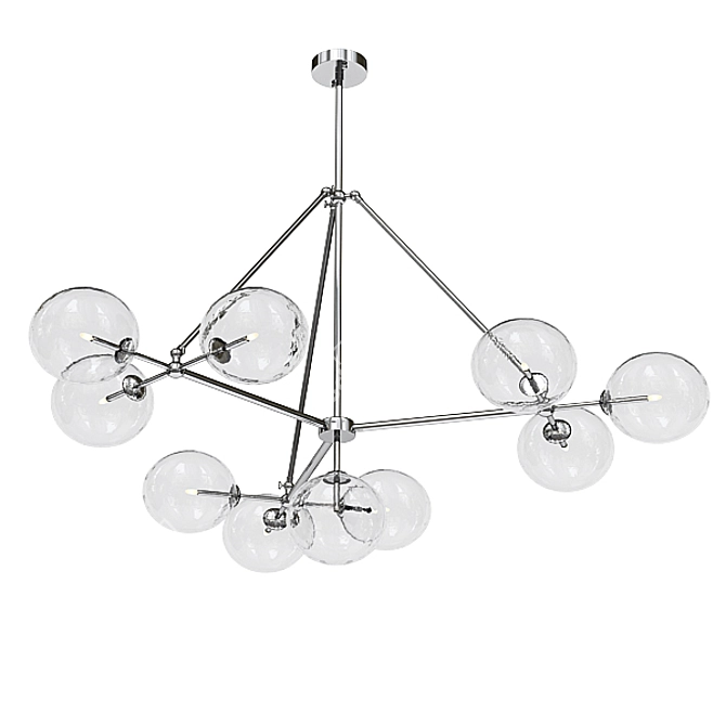 Modern Chandelier Collection 3D model image 5