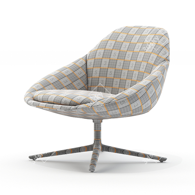 Elevate Your Comfort: The Cove Lounge Chair 3D model image 4