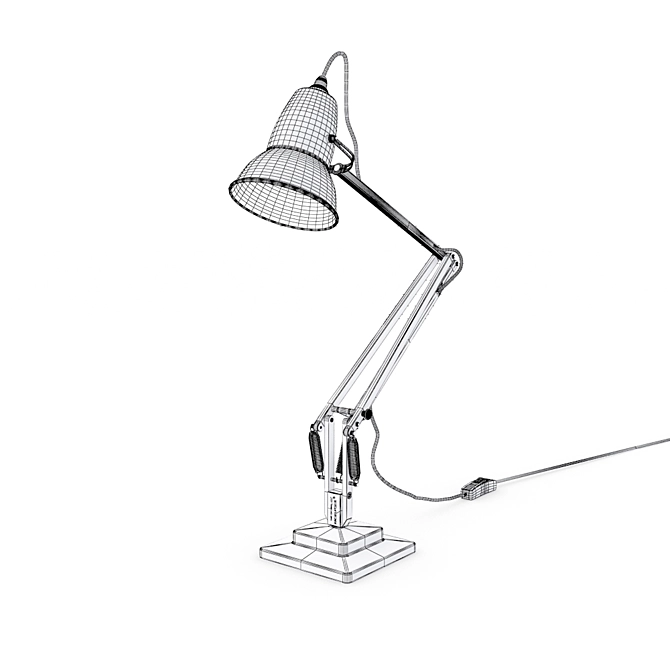 Angelpoise Original 1227 Desk Lamp 3D model image 3