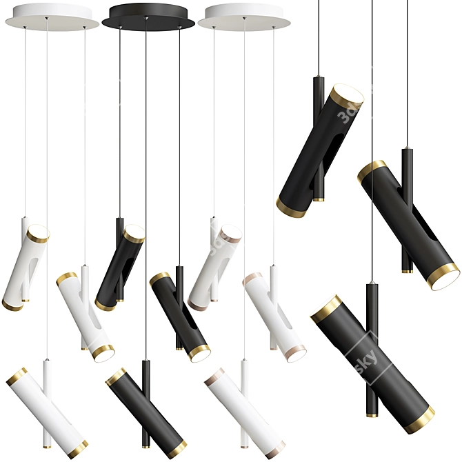 Favorite Duplex Chandelier - 6 Light 3D model image 1