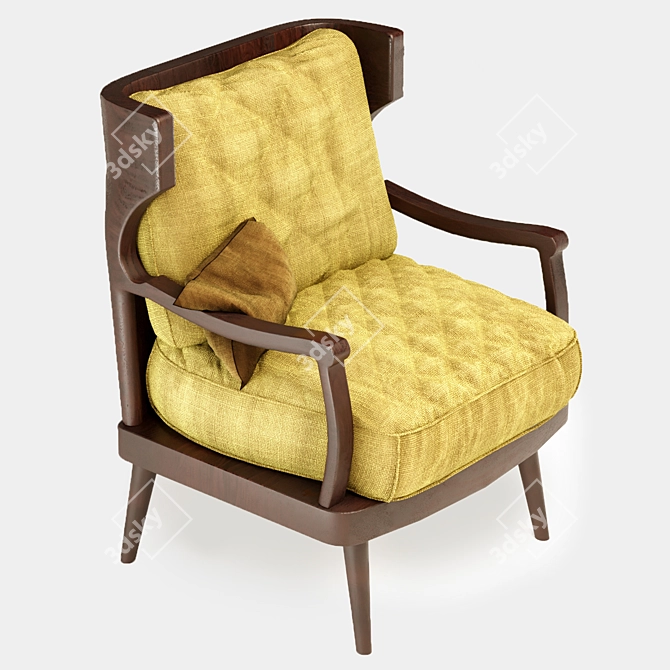 ComfortMax Armchair 3D model image 2