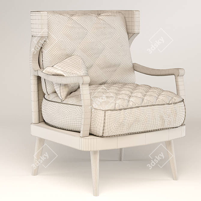 ComfortMax Armchair 3D model image 4