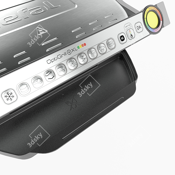 Tefal OptiGrill+: Ultimate Electric Grill 3D model image 4