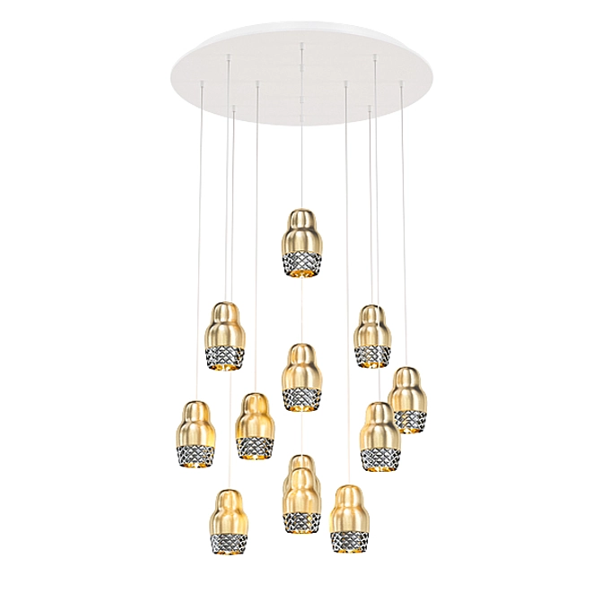 Modern Chandelier Collection 3D model image 4