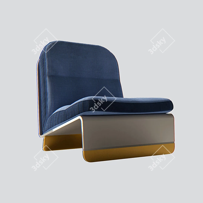 Modern Baxter Greta Chair: Sleek and Stylish Design 3D model image 1