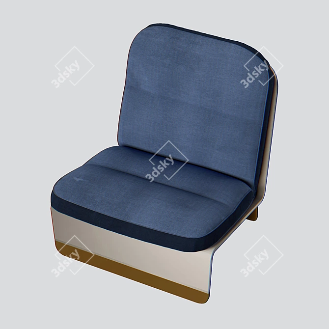 Modern Baxter Greta Chair: Sleek and Stylish Design 3D model image 2