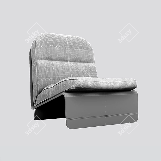 Modern Baxter Greta Chair: Sleek and Stylish Design 3D model image 3