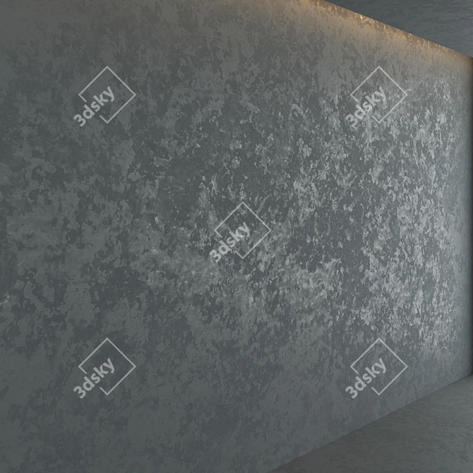 Elegant Decorative Plaster for Precise Rendering 3D model image 3