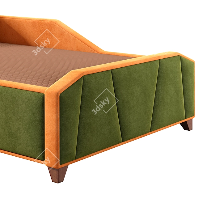Morgan Children's Bed: Stylish and Functional 3D model image 4