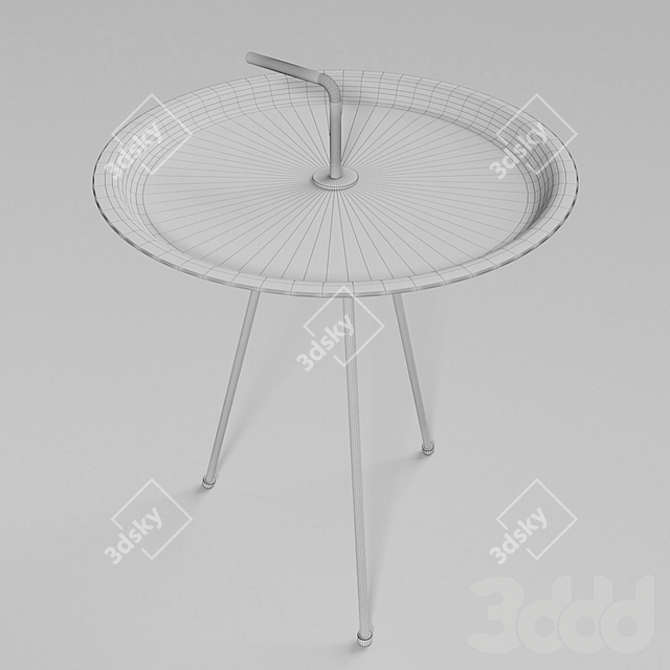 Miami Table | Sleek and Stylish 3D model image 3