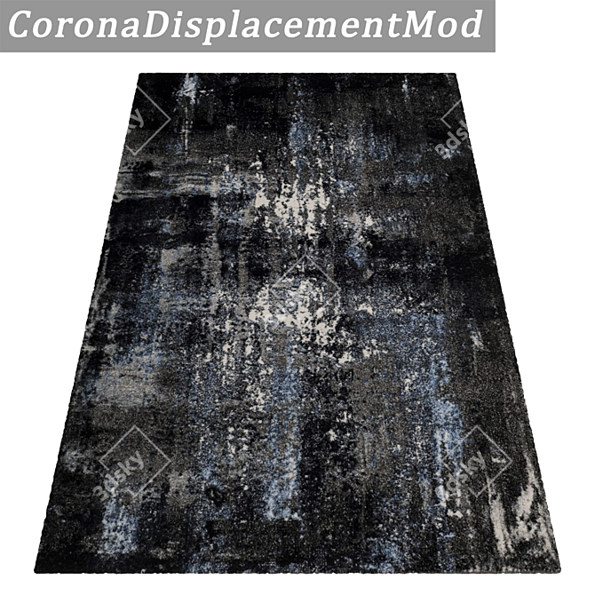 Luxury Textured Carpet Set 3D model image 4