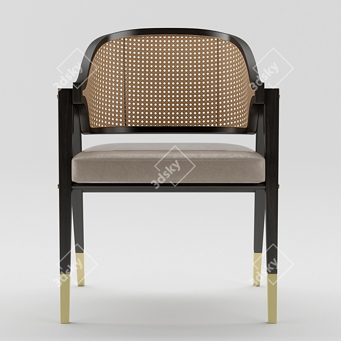 Mid-Century A-Frame Chair by Wormley 3D model image 2