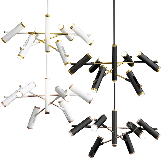 Favourite Duplex Chandelier Collection 3D model image 2