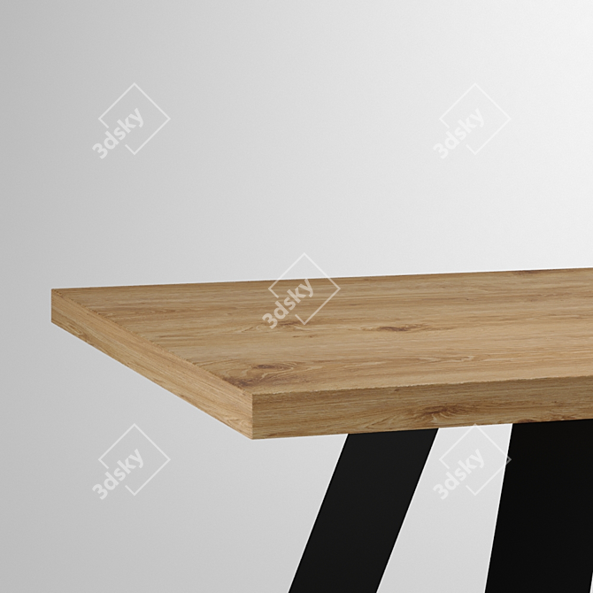 2015 Table - Millimeter Units, 3Ds Max, OBJ, FBX 3D model image 2