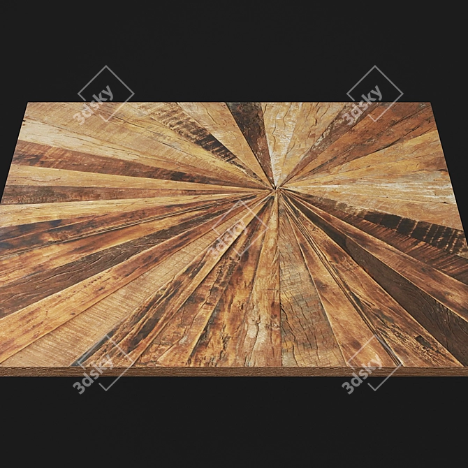 Eco Wood Wall Art 3D model image 3