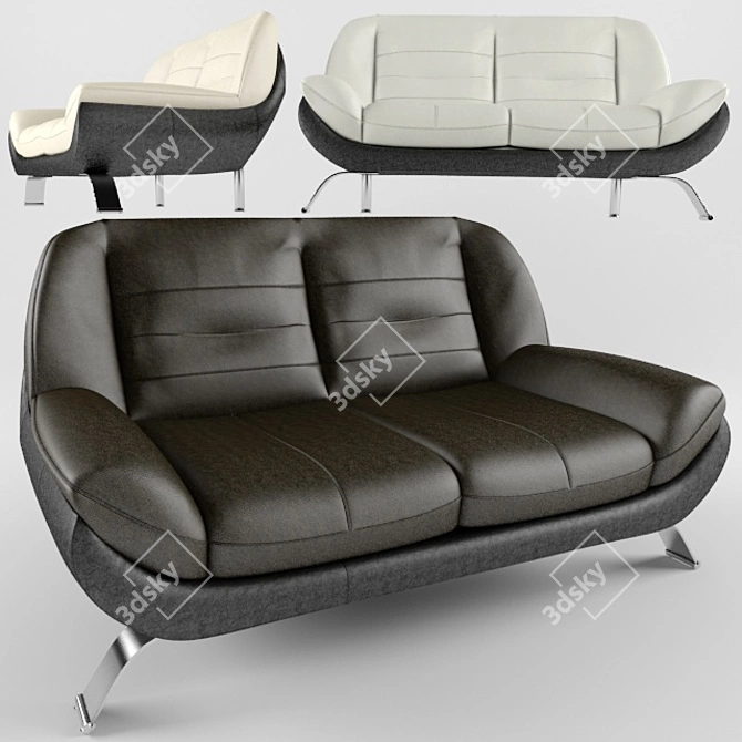 Mello Gala 2-Seater Sofa 3D model image 1