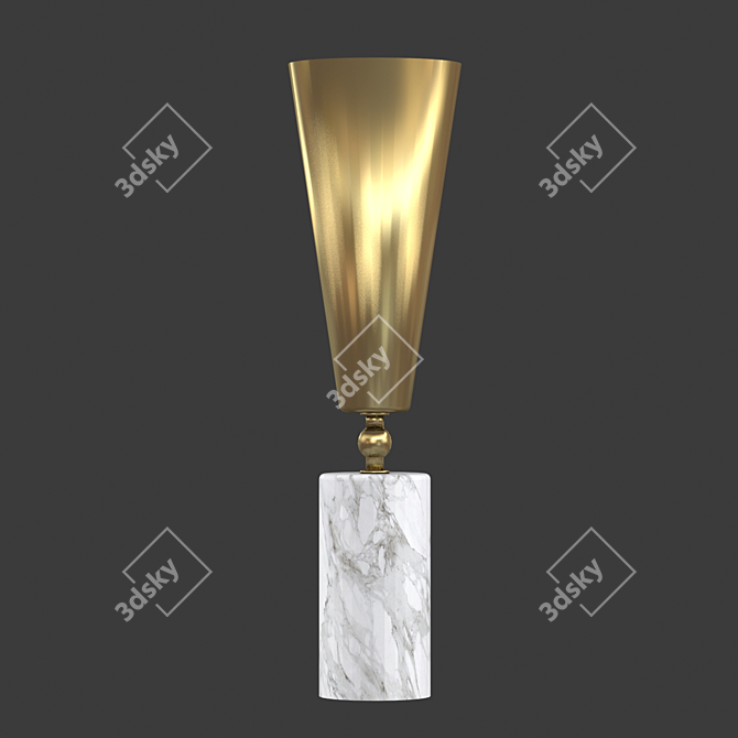 Elegant Table Lamp: TATO Italia Vox 3D model image 1