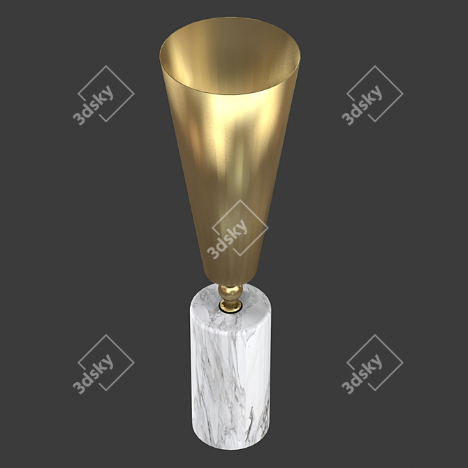Elegant Table Lamp: TATO Italia Vox 3D model image 2