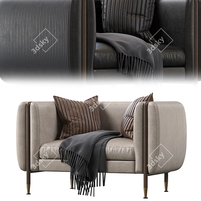 Private Label Barlow Armchair - 2019 Design 3D model image 1