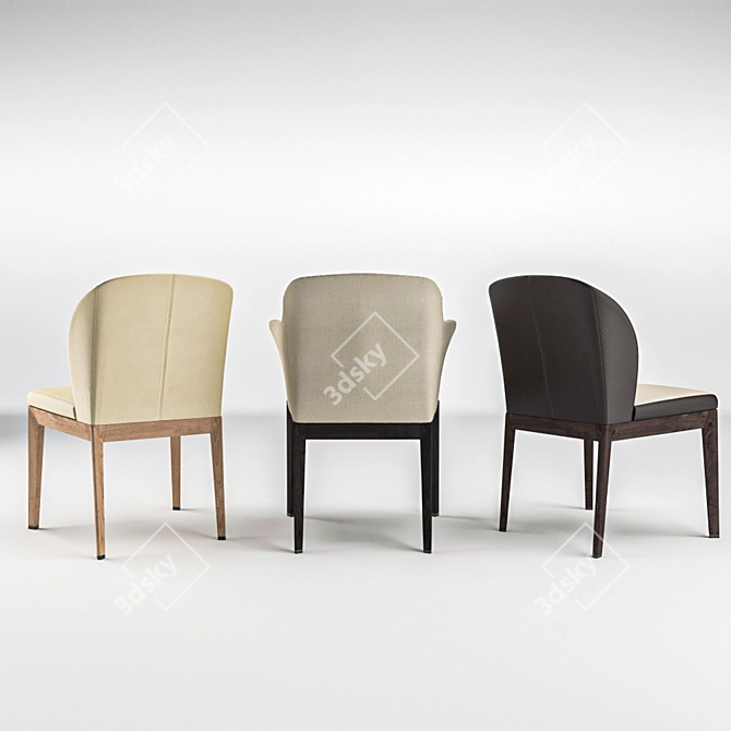 Giorgetti Normal Chairs 3D model image 5