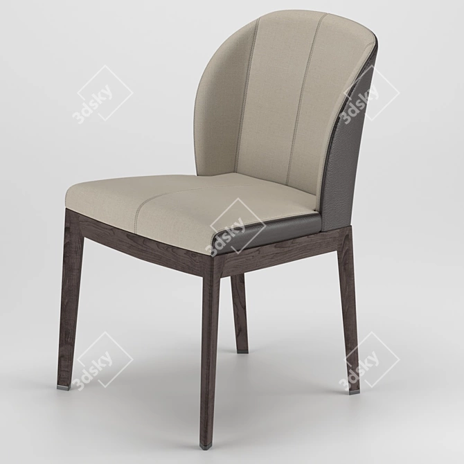 Giorgetti Normal Chairs 3D model image 8