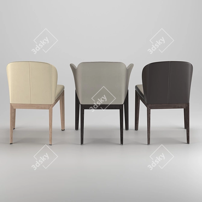 Giorgetti Normal Chairs 3D model image 9