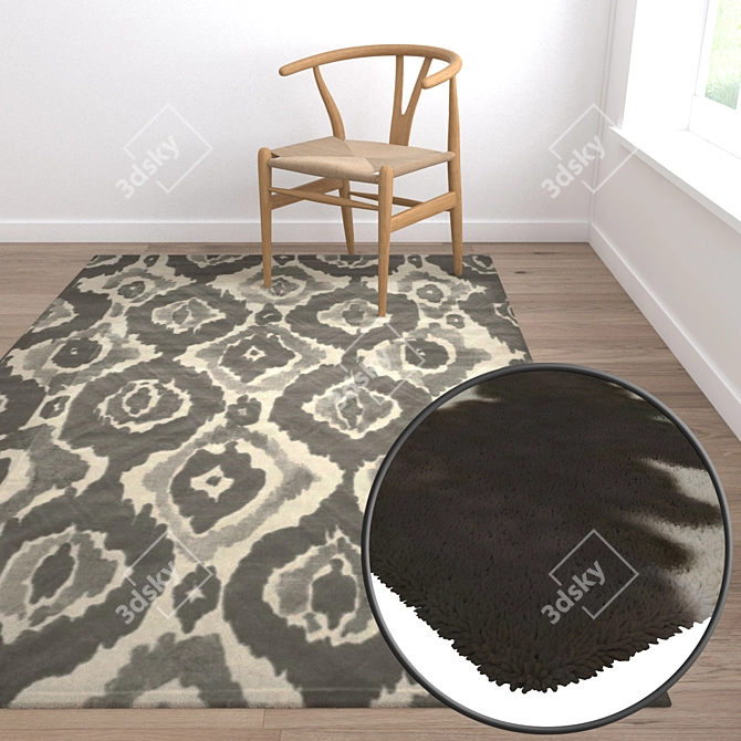 Luxury Rug Collection 387 3D model image 5