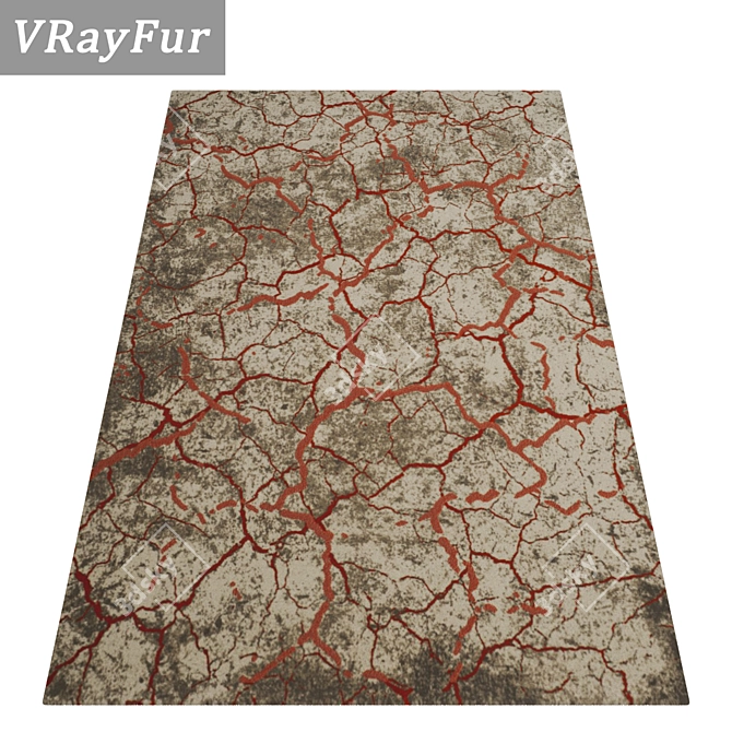 High-Quality Carpet Set: Versatile Textures 3D model image 2