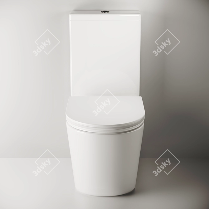 Ceramica Nova Trend Floor Toilet 3D model image 2