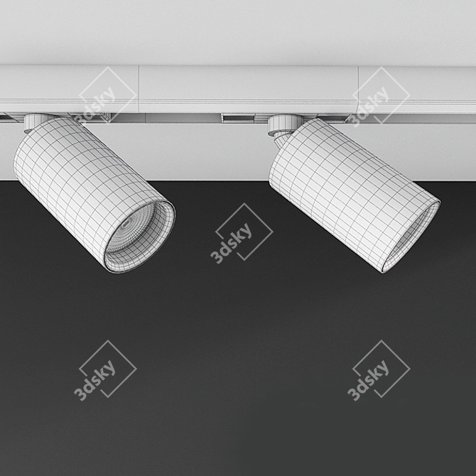 Sleek Spot Light: Midispy 02 3D model image 2