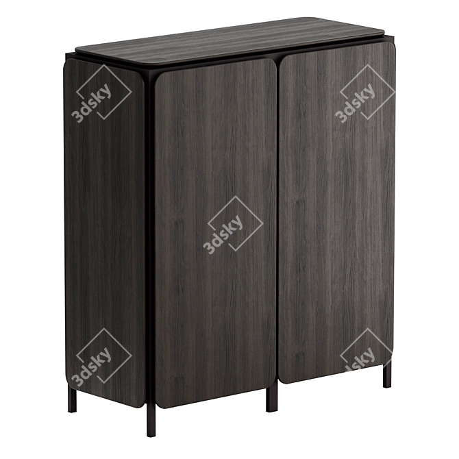 Bonaldo Luxe Frame Sideboard 3D model image 4