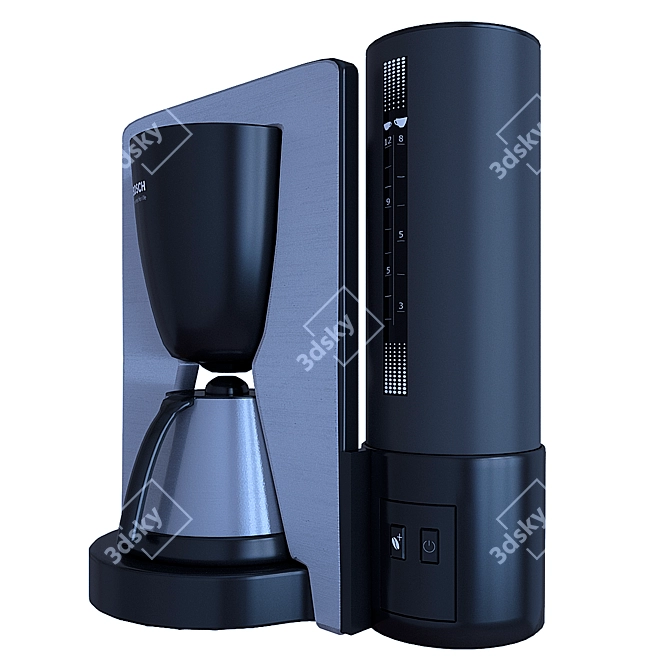 Bosch ComfortLine TKA6A683: Stylish and Compact Drip Coffee Maker 3D model image 1