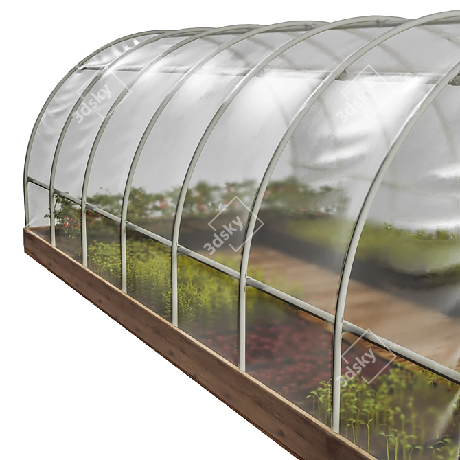  MaxGrow Greenhouse V1: 606x295x205 cm 3D model image 5