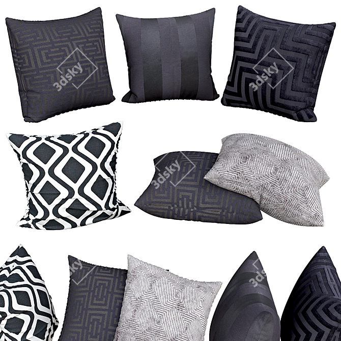 - "Elegant Cushion Throw Pillow"
- "Stylish Sofa Accent Pillow"
- "Chic Decorative Sofa Pillow"
- "Modern 3D model image 1