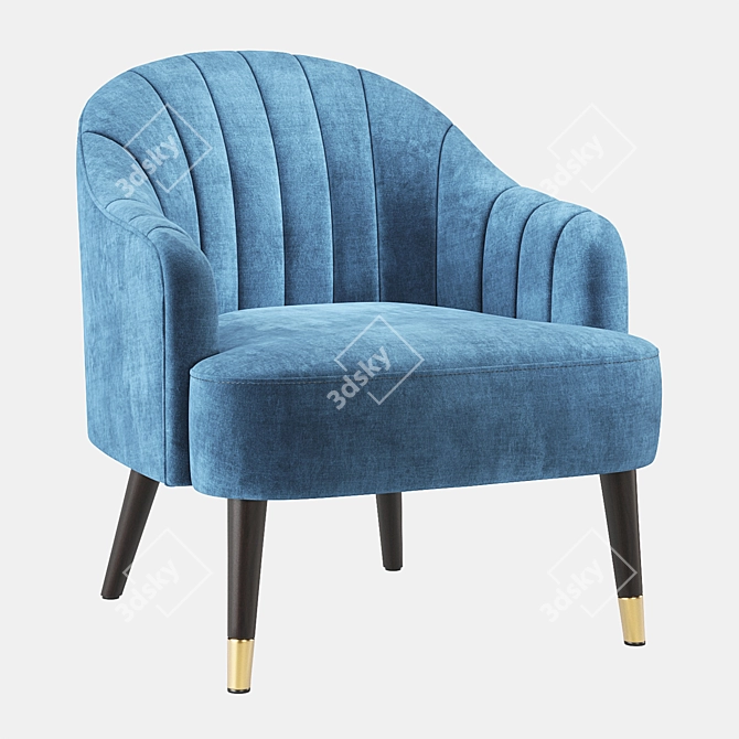 Deephouse Leicester Armchair - Stylish and Comfortable 3D model image 1