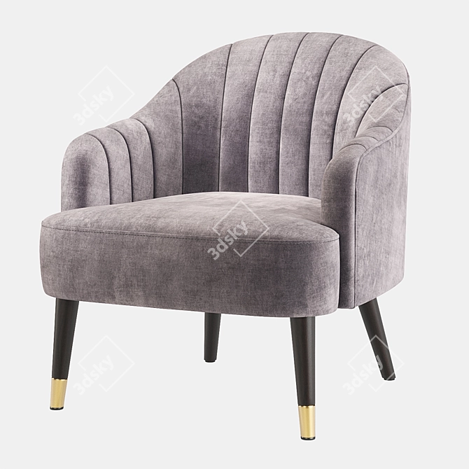 Deephouse Leicester Armchair - Stylish and Comfortable 3D model image 2