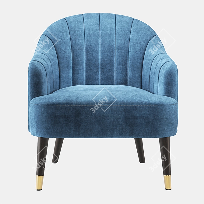 Deephouse Leicester Armchair - Stylish and Comfortable 3D model image 4