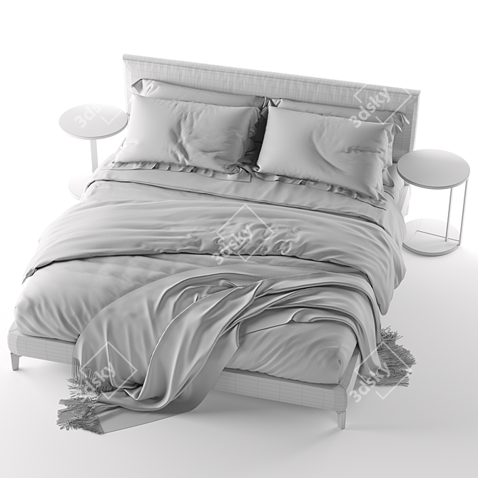 Elevate Your Sleep with Meridiani Stone Up 3D model image 5