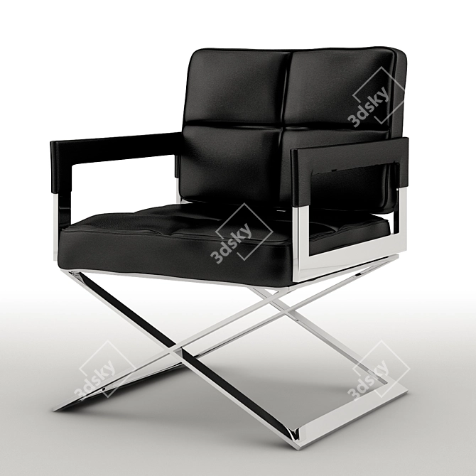 Modern Executive Desk Chair 3D model image 1