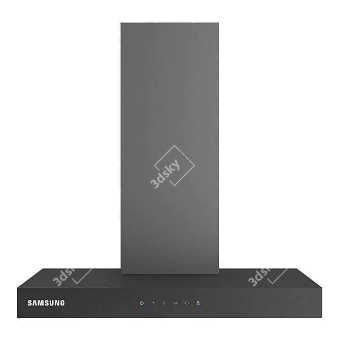 Sleek Samsung NK24M5070BG Kitchen Extractor 3D model image 2