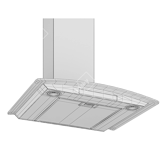 Samsung NK24M5070CS Extractor Hood 3D model image 3