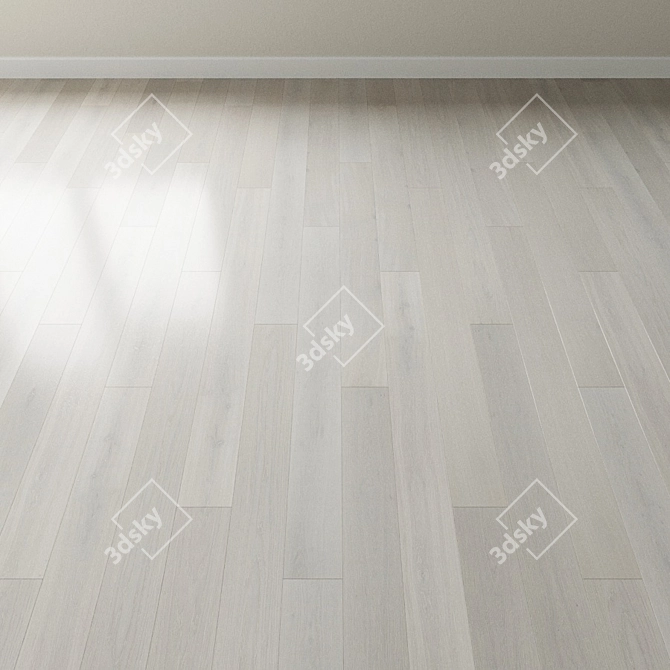 French Oak Chevron Parquet 3D model image 2