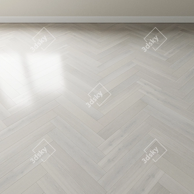 French Oak Chevron Parquet 3D model image 4