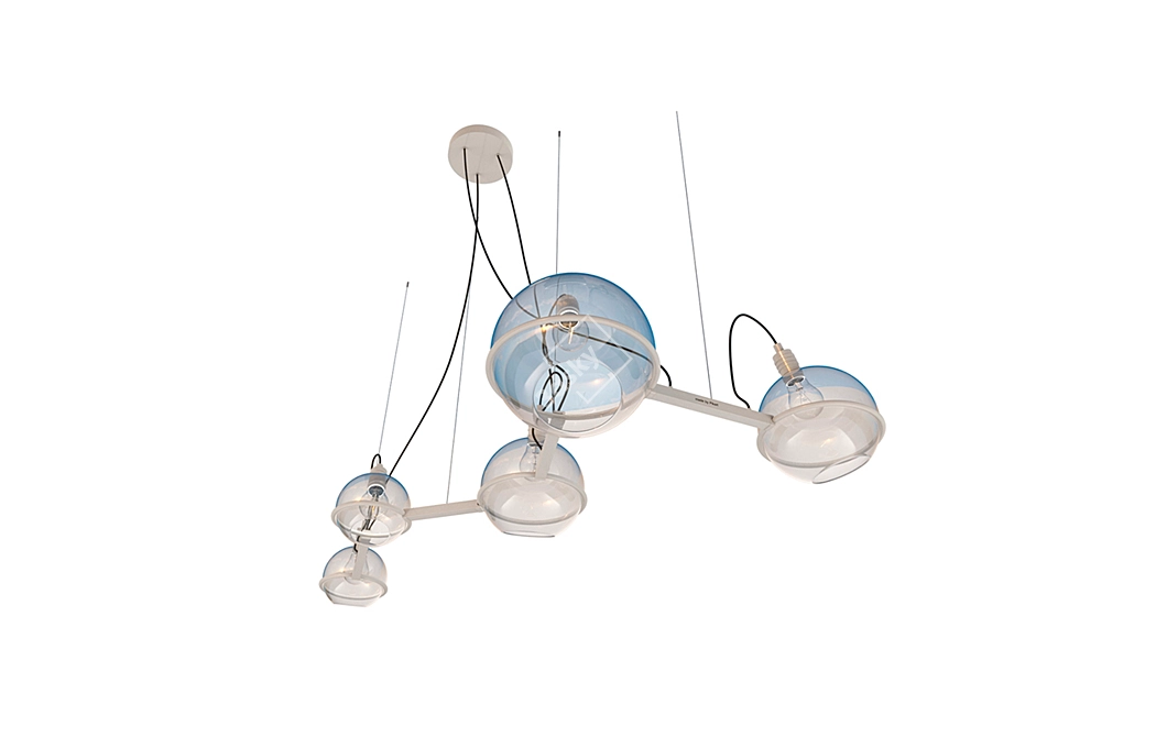 Ethereal Elegance: Cassiopeia Chandelier 3D model image 6