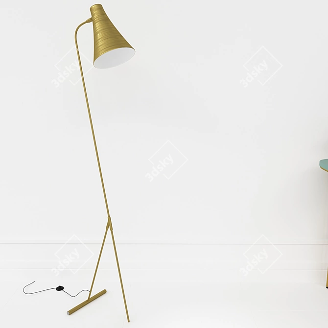 Modern Floor Lamp LaRedut 3D model image 2