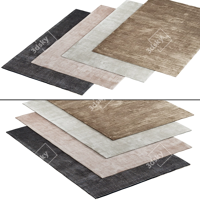 Cozy Home Comfort Rug 3D model image 2