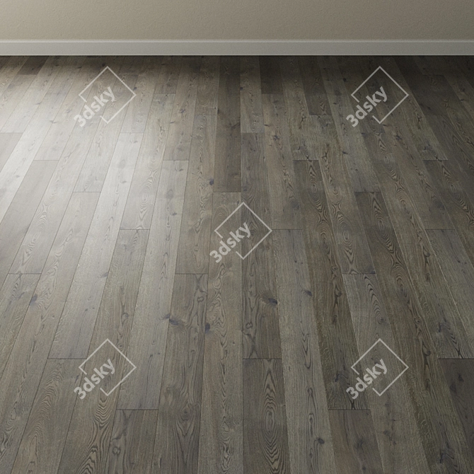 Coswick Misty Fjords Gray Oak Parquet 3D model image 2