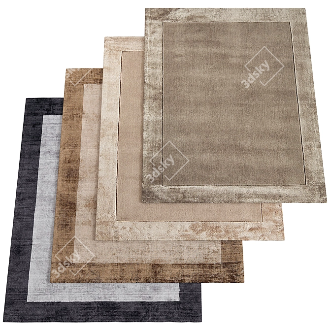 76-inch Carpets - Luxurious and Modern 3D model image 1